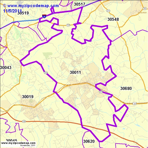 map of 30011