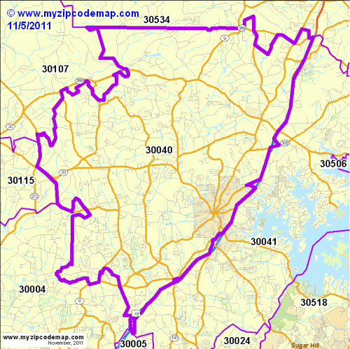 map of 30040