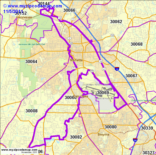map of 30060