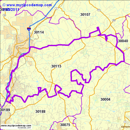 map of 30115