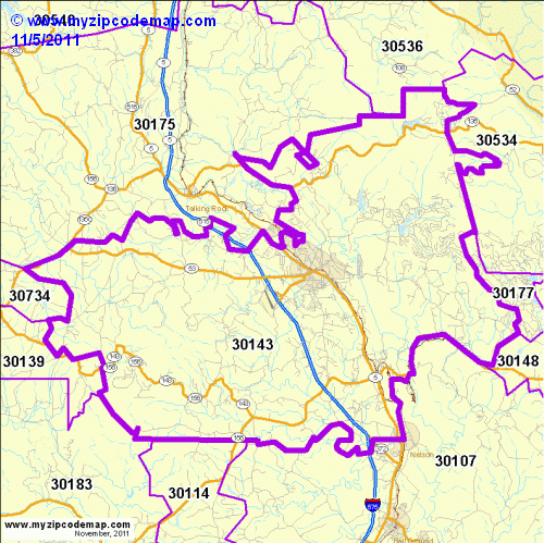 map of 30143