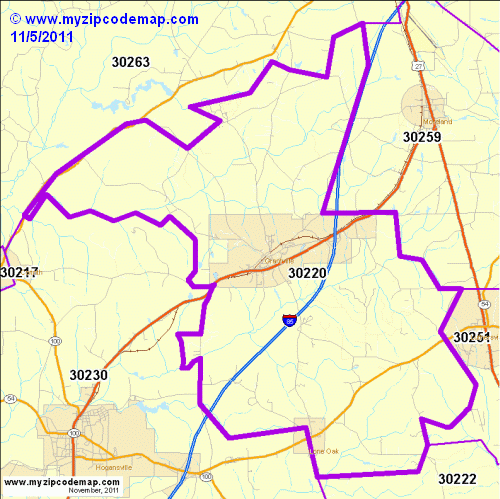 map of 30220