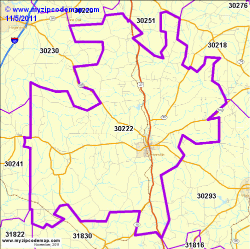 map of 30222