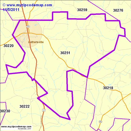 map of 30251