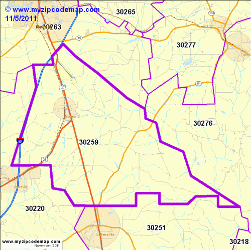 map of 30259
