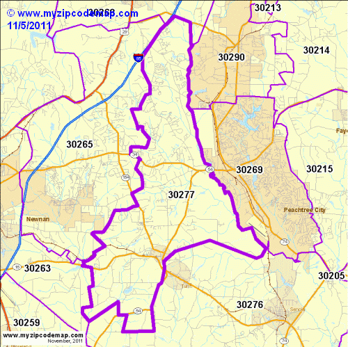 map of 30277