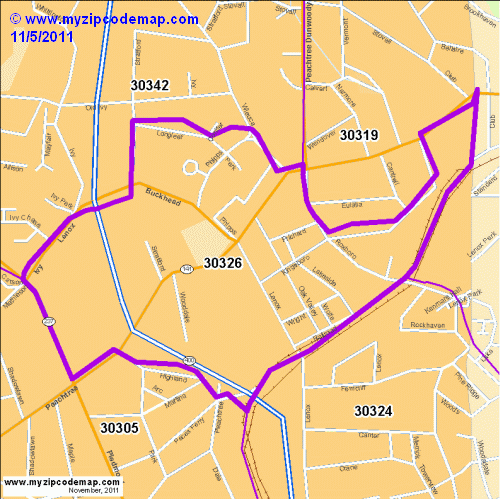 map of 30326