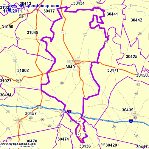 map of 30401