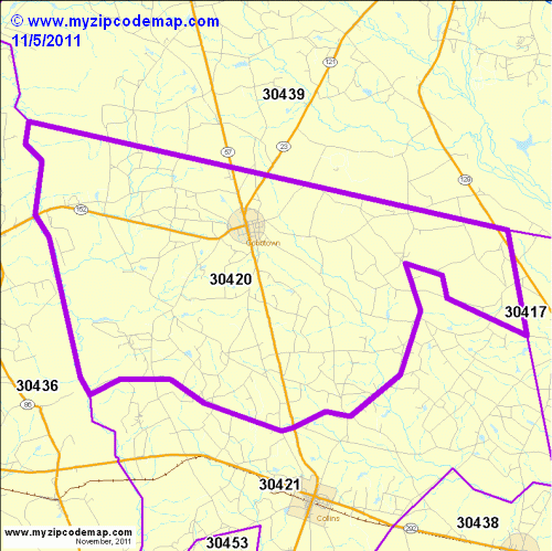 map of 30420