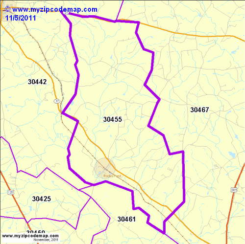 map of 30455