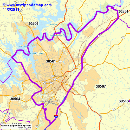 map of 30501