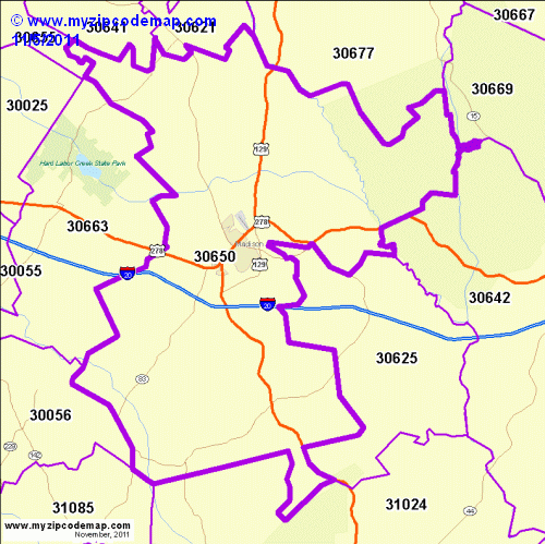 map of 30650