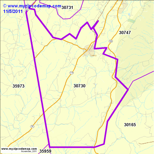 map of 30730