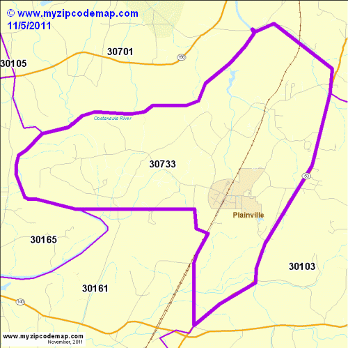 map of 30733