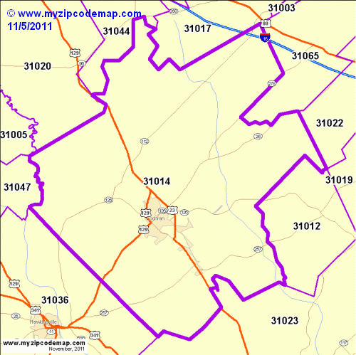map of 31014