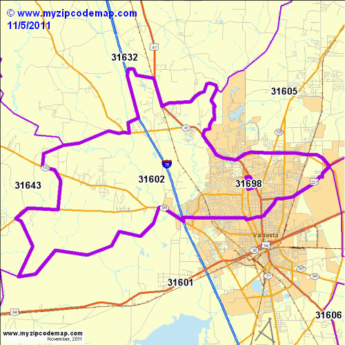 map of 31602