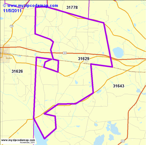 map of 31629