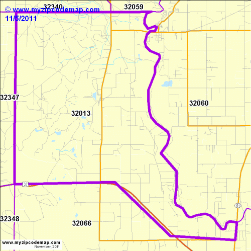 map of 32013