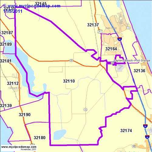 map of 32110
