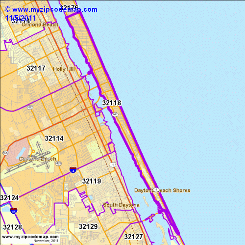 map of 32118