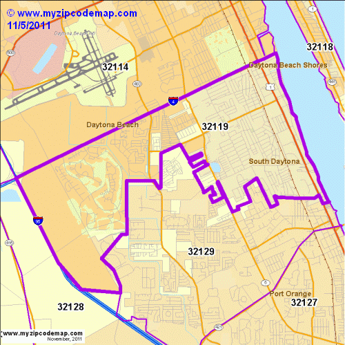 map of 32119