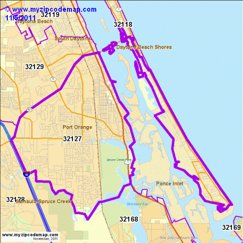 map of 32127