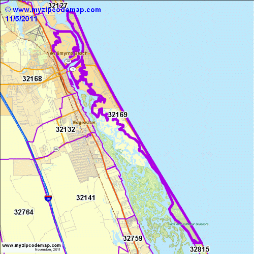 map of 32169
