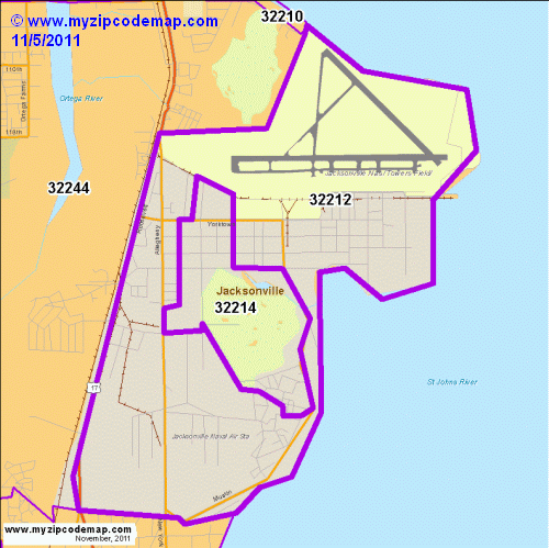map of 32212