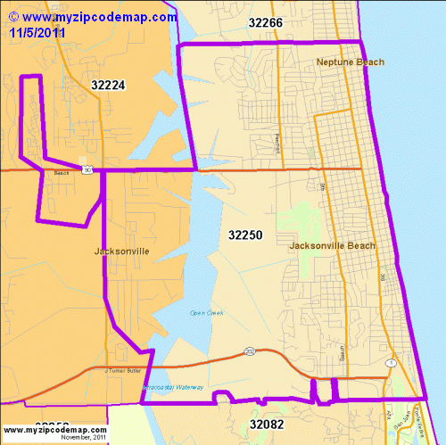 map of 32250