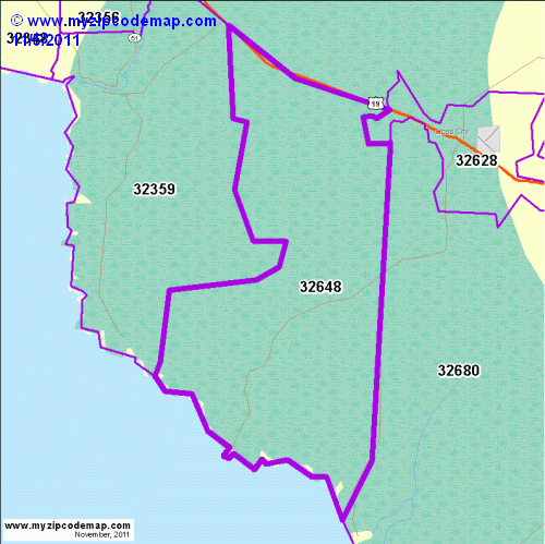 map of 32648