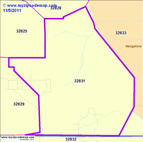 map of 32831