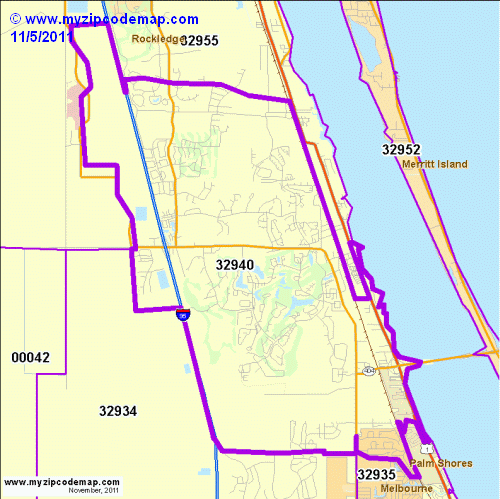 map of 32940