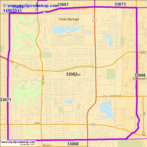 map of 33063