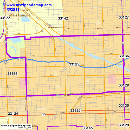 map of 33125