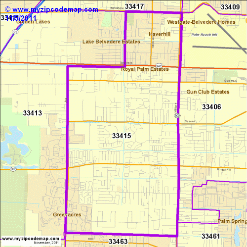 map of 33415