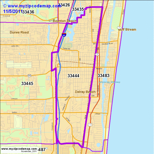 map of 33444