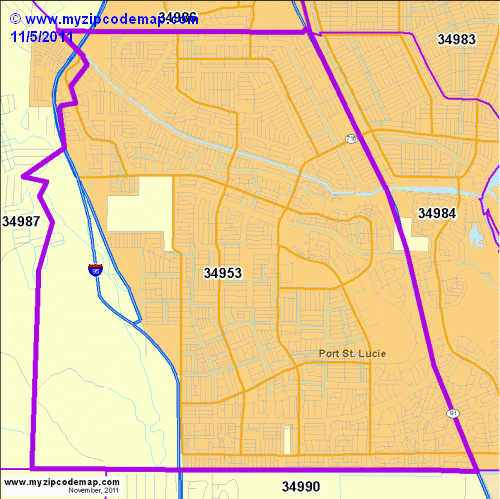 map of 34953