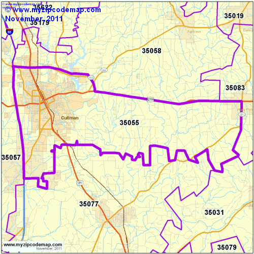map of 35055