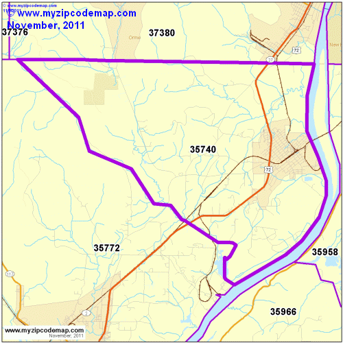 map of 35740