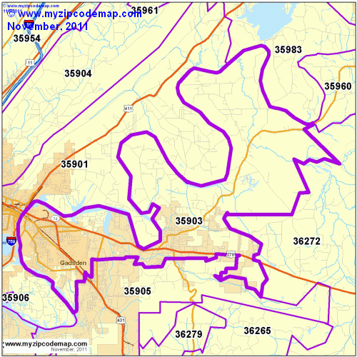 map of 35903