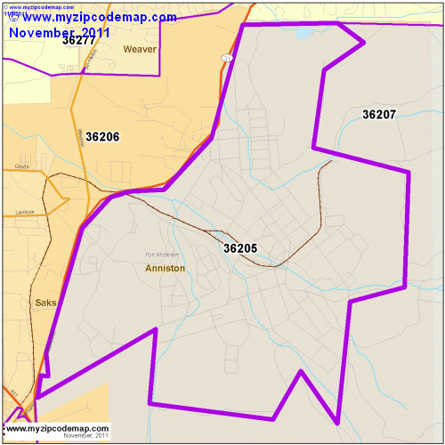 map of 36205