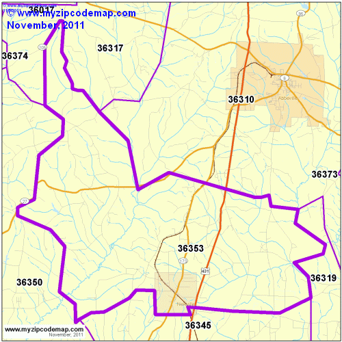 map of 36353