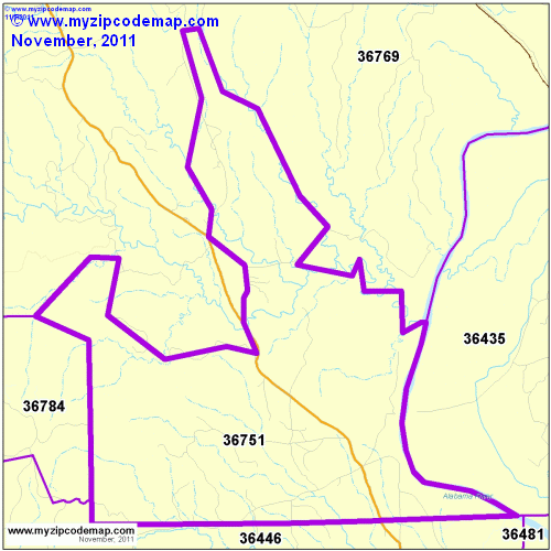 map of 36751