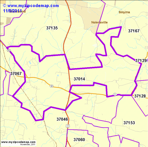 map of 37014