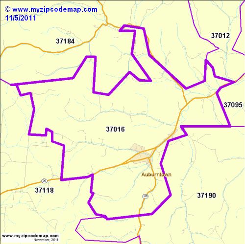 map of 37016