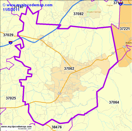 map of 37062