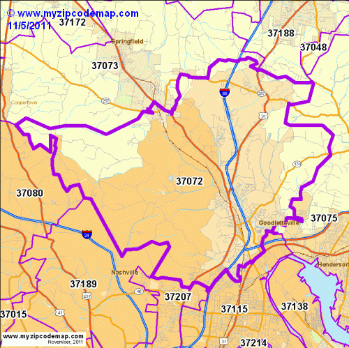 map of 37072