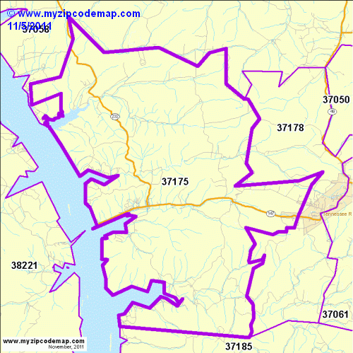 map of 37175