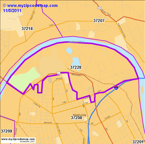 map of 37228