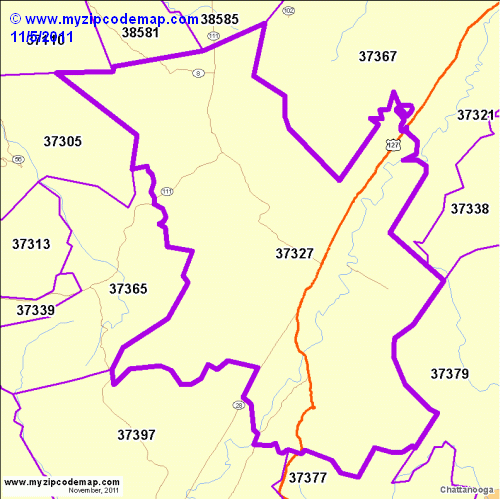 map of 37327